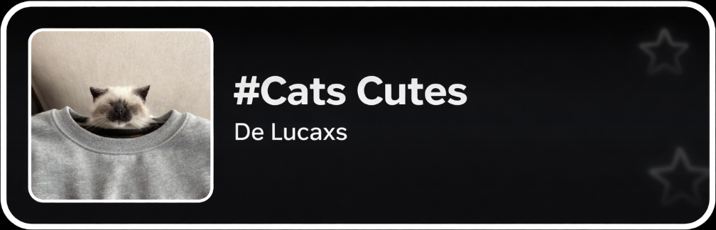 Banner do Grupo Cats Cutes